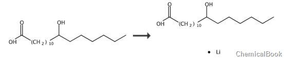 Preparation and application of lithium 12-hydroxystearate